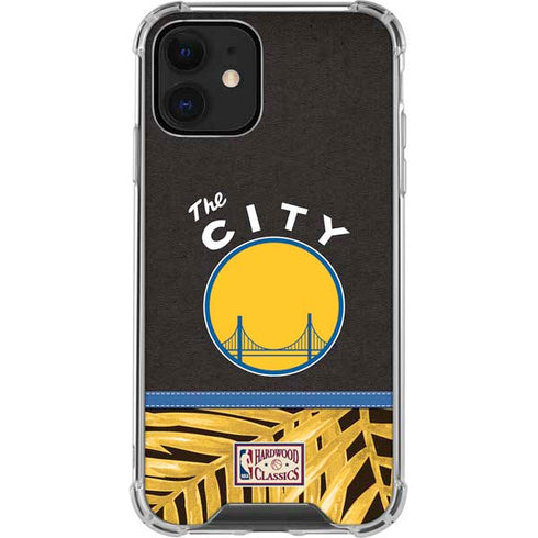 NBA Golden State Warriors Retro Palms iPhone 12 Clear Case