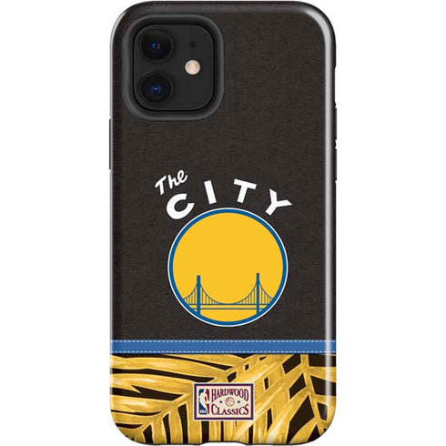 NBA Golden State Warriors Retro Palms iPhone 12 Impact Case