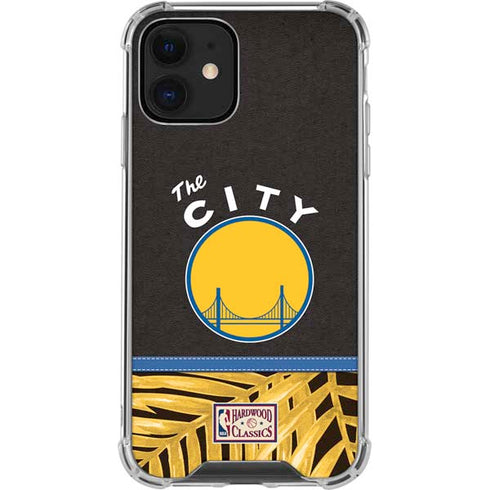 NBA Golden State Warriors Retro Palms iPhone 12 Mini Clear Case
