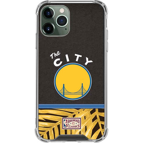 NBA Golden State Warriors Retro Palms iPhone 12 Pro Max Clear Case