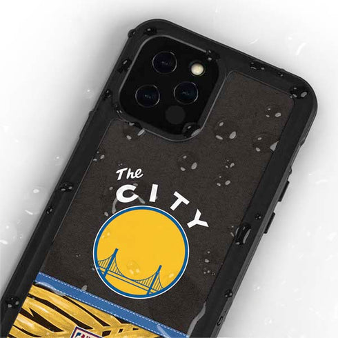 NBA Golden State Warriors Retro Palms iPhone 12 Pro Waterproof Case