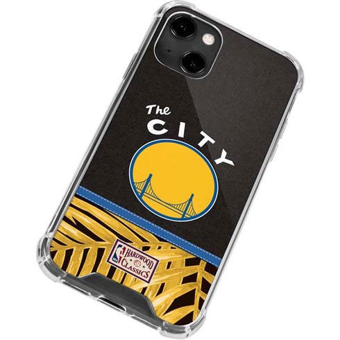 NBA Golden State Warriors Retro Palms iPhone 13 Clear Case