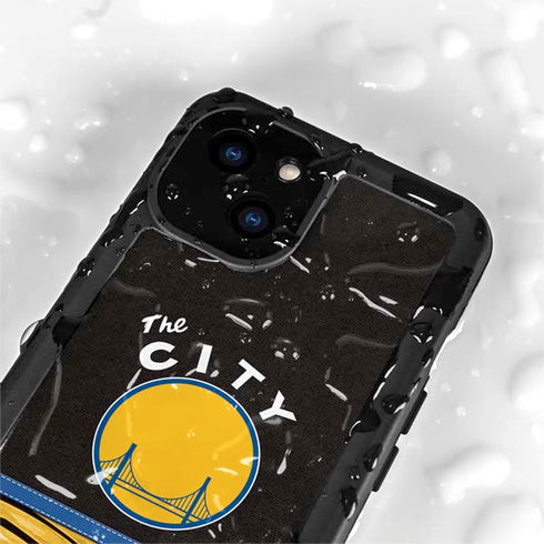 NBA Golden State Warriors Retro Palms iPhone 13 Mini Waterproof Case