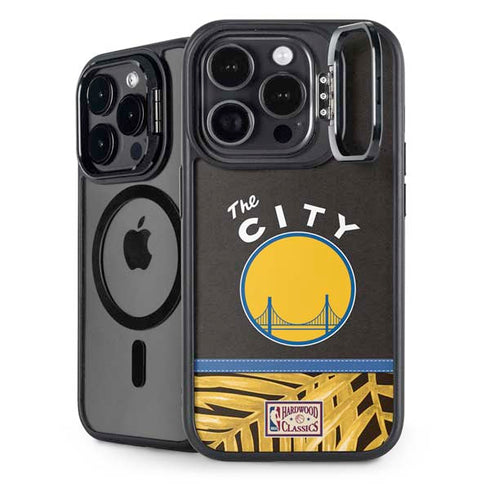 NBA Golden State Warriors Retro Palms iPhone 13 Pro Max Kickstand Case