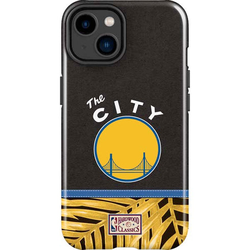 NBA Golden State Warriors Retro Palms iPhone 14 Plus Impact Case