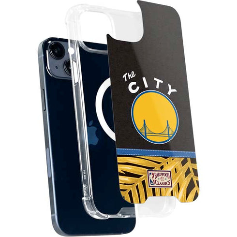 NBA Golden State Warriors Retro Palms iPhone 14 Plus MagSafe Case