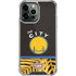 NBA Golden State Warriors Retro Palms iPhone 14 Pro Max Clear Case