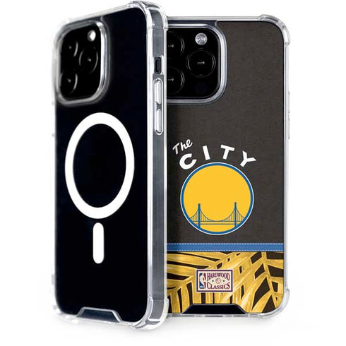 NBA Golden State Warriors Retro Palms iPhone 14 Pro Max MagSafe Case
