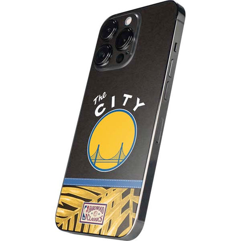 NBA Golden State Warriors Retro Palms iPhone 14 Pro Max Skin