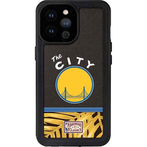 NBA Golden State Warriors Retro Palms iPhone 14 Pro Max Waterproof Case