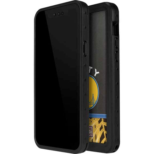 NBA Golden State Warriors Retro Palms iPhone 14 Pro Max Waterproof Case