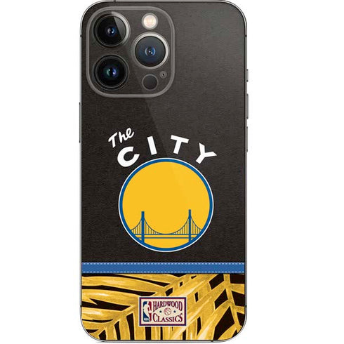 NBA Golden State Warriors Retro Palms iPhone 14 Pro Skin