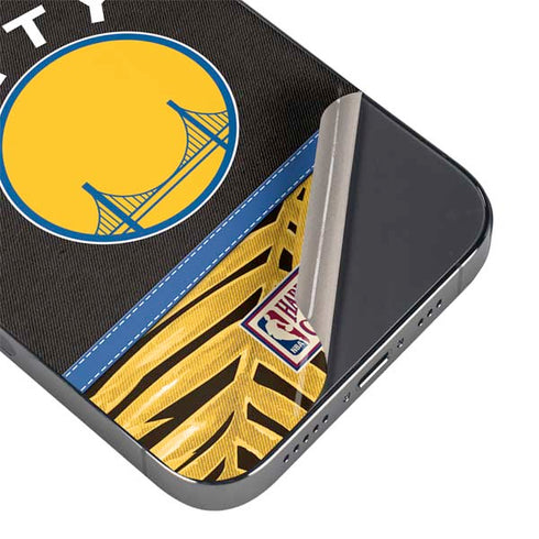 NBA Golden State Warriors Retro Palms iPhone 14 Pro Skin