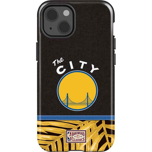NBA Golden State Warriors Retro Palms iPhone 15 Plus Impact Case