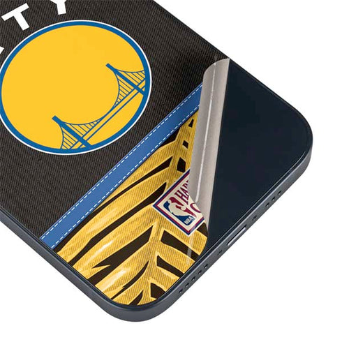 NBA Golden State Warriors Retro Palms iPhone 15 Plus Skin