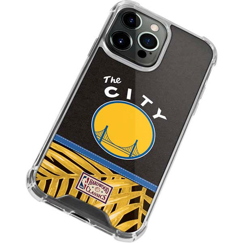 NBA Golden State Warriors Retro Palms iPhone 15 Pro Clear Case