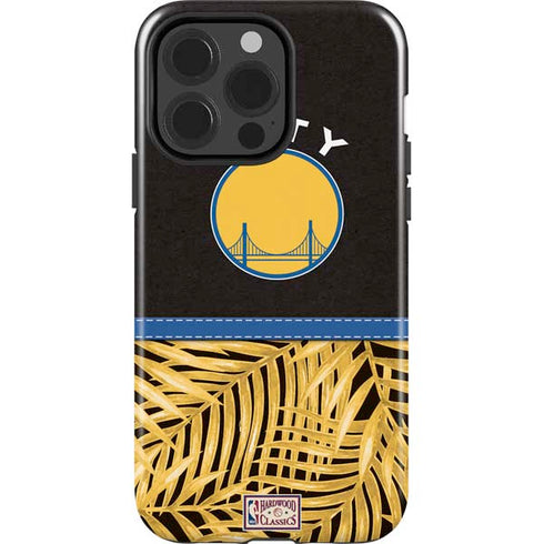NBA Golden State Warriors Retro Palms iPhone 15 Pro Impact Case