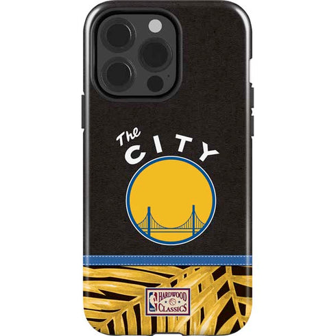 NBA Golden State Warriors Retro Palms iPhone 15 Pro Impact Case
