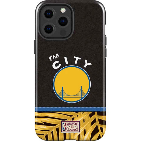 NBA Golden State Warriors Retro Palms iPhone 15 Pro Max Impact Case