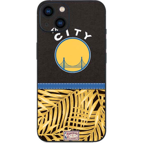 NBA Golden State Warriors Retro Palms iPhone 15 Skin