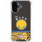 NBA Golden State Warriors Retro Palms iPhone 16 Plus Clear Case