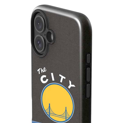 NBA Golden State Warriors Retro Palms iPhone 16 Plus Impact Case