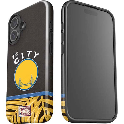NBA Golden State Warriors Retro Palms iPhone 16 Plus Impact Case