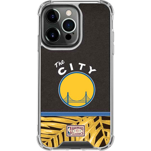 NBA Golden State Warriors Retro Palms iPhone 16 Pro Max Clear Case