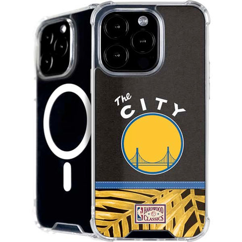 NBA Golden State Warriors Retro Palms iPhone 16 Pro Max MagSafe Case