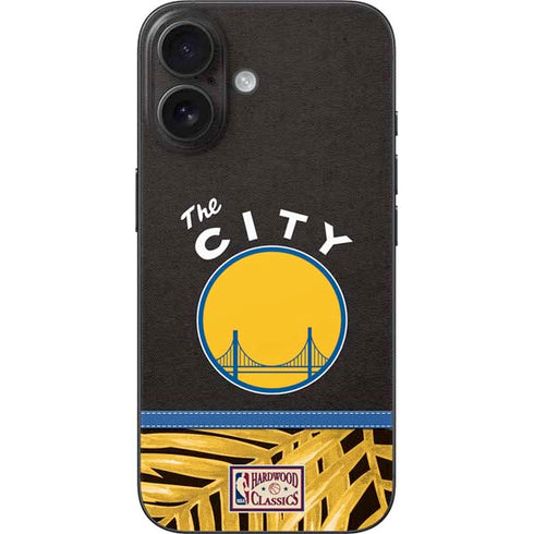 NBA Golden State Warriors Retro Palms iPhone 16 Skin