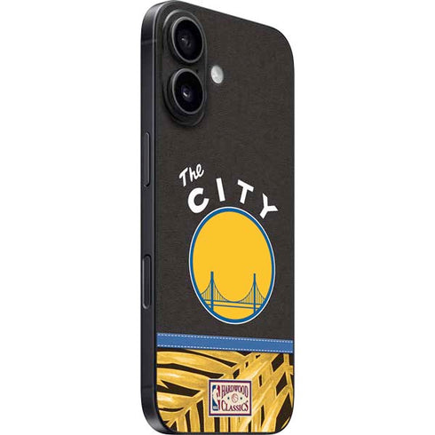 NBA Golden State Warriors Retro Palms iPhone 16 Skin