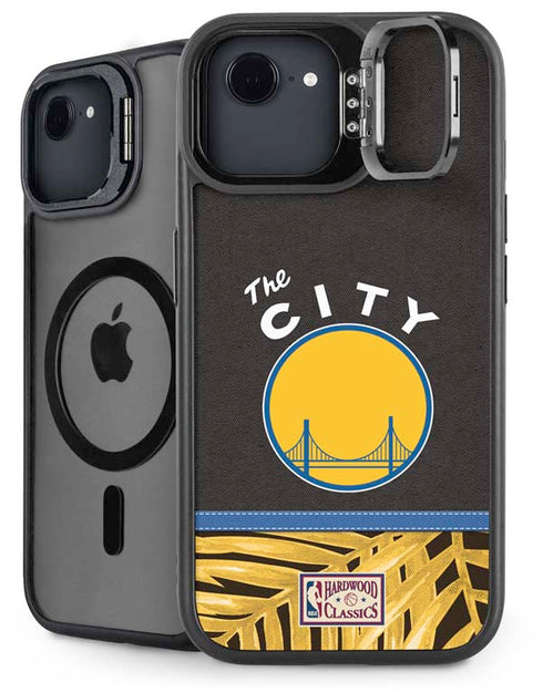 NBA Golden State Warriors Retro Palms iPhone 16e Kickstand Case