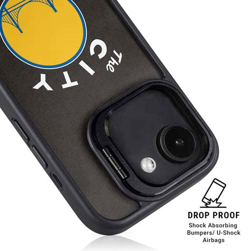 NBA Golden State Warriors Retro Palms iPhone 16e Kickstand Case