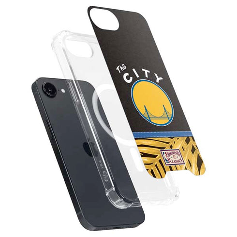 NBA Golden State Warriors Retro Palms iPhone 16e MagSafe Case