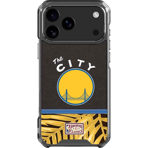 NBA Golden State Warriors Retro Palms iPhone 18 Pro Max Clear Case