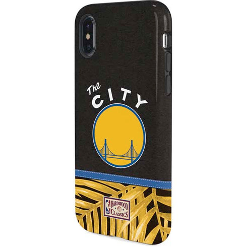 NBA Golden State Warriors Retro Palms iPhone X Pro Case