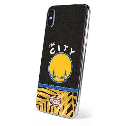 NBA Golden State Warriors Retro Palms iPhone X Skin