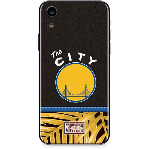 NBA Golden State Warriors Retro Palms iPhone XR Skin