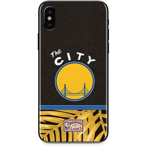 NBA Golden State Warriors Retro Palms iPhone XS Max Skin
