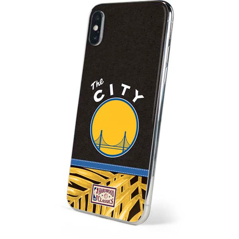 NBA Golden State Warriors Retro Palms iPhone XS Skin