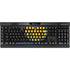 NBA Golden State Warriors Retro Palms K95 RGB PLATINUM Mechanical Gaming Keyboard Skin