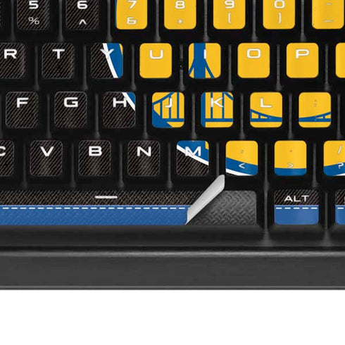 NBA Golden State Warriors Retro Palms K95 RGB PLATINUM Mechanical Gaming Keyboard Skin