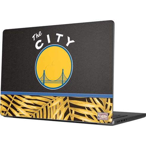 NBA Golden State Warriors Retro Palms Apple MacBook Pro 14-inch Skin