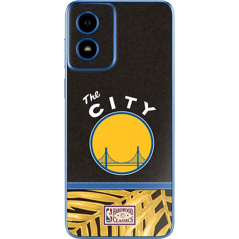 NBA Golden State Warriors Retro Palms Moto G Play 4G (2024) Skin