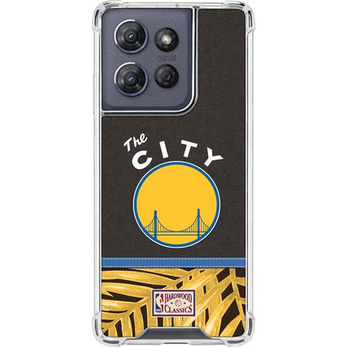 NBA Golden State Warriors Retro Palms Moto G Stylus 5G (2025) Clear Case
