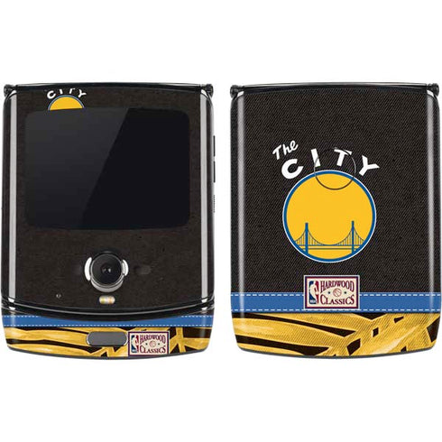 NBA Golden State Warriors Retro Palms Motorola RAZR Skin