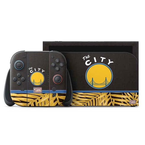 NBA Golden State Warriors Retro Palms Nintendo Switch 2 (2025) with Joy-Con Skin