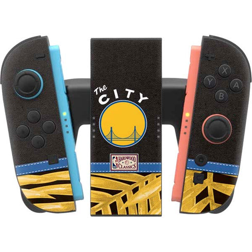 NBA Golden State Warriors Retro Palms Nintendo Switch 2 (2025) Joy-Con Controller Skin