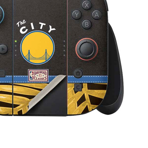 NBA Golden State Warriors Retro Palms Nintendo Switch 2 (2025) Joy-Con Controller Skin
