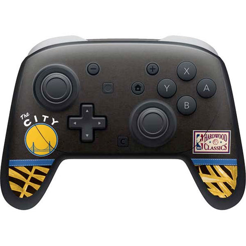 NBA Golden State Warriors Retro Palms Nintendo Switch 2 (2025) Pro Controller Skin